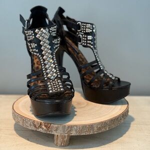 Studded High Heels
